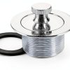 EZ-FLO Lift-n-Turn Bath Drain Assembly – Chrome Finish, Coarse Thread-2