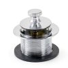 EZ-FLO Lift-n-Turn Bath Drain Assembly – Chrome Finish, Coarse Thread-1